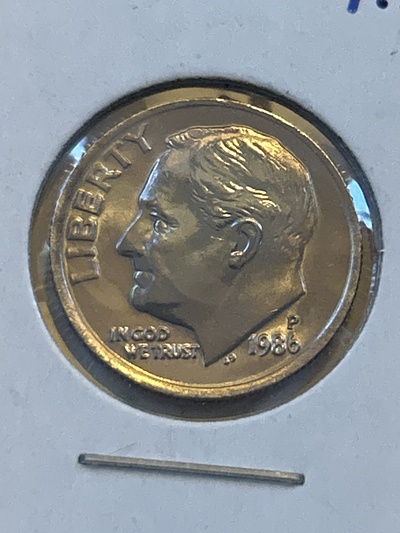 1986 P Roosevelt Dime - MS-65