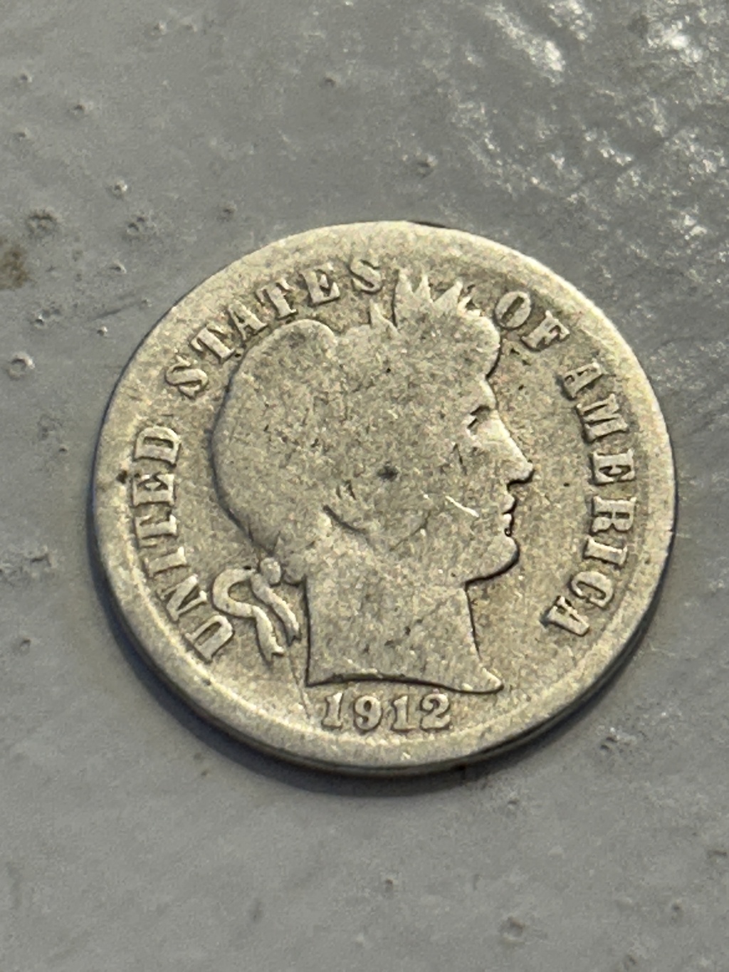 1912 Barber Dime - G