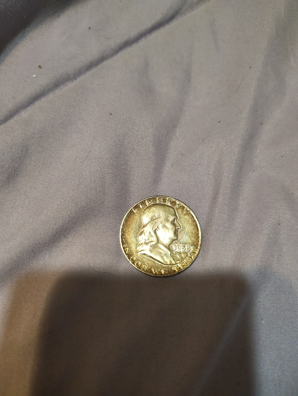 1958 franklin half dollar