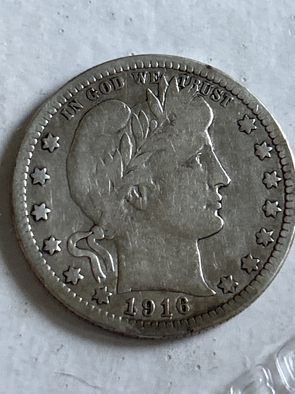 1916 D Barber Quarter - F