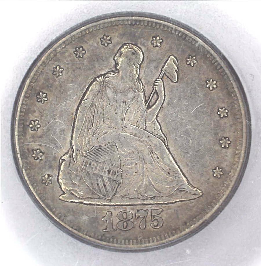 1875cc  20 cent coin
