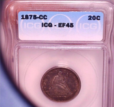 1875cc  20 cent coin