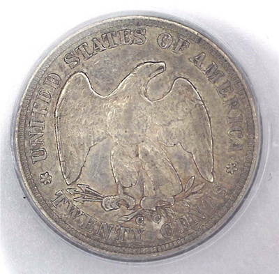 1875cc  20 cent coin