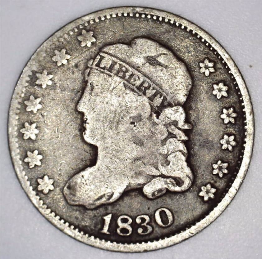 1830 Capped Bust Half Dime