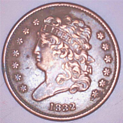 1832 Half Cent