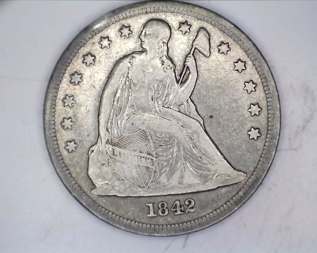 1842 Seated Liberty Dollar