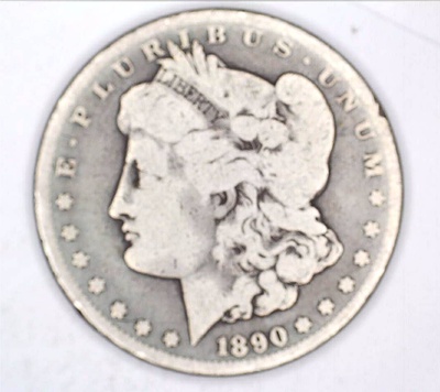 1890cc Morgan Silver Dollar
