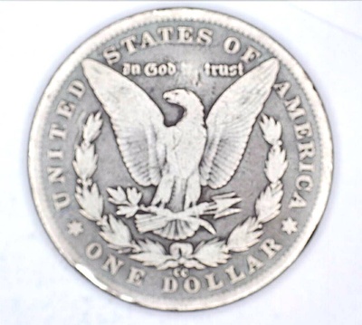 1890cc Morgan Silver Dollar