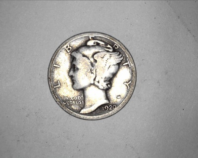 1920 Mercury Dime