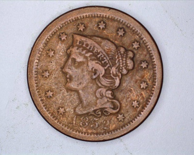 1852 Large Cent
