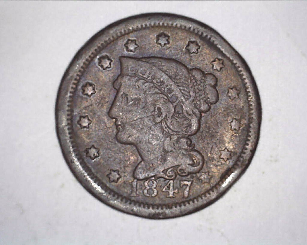 1847 Large Cent