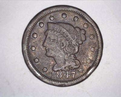 1847 Large Cent
