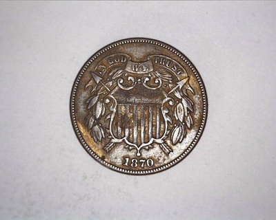 1870 2 Cent Coin
