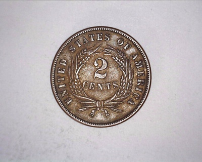 1870 2 Cent Coin