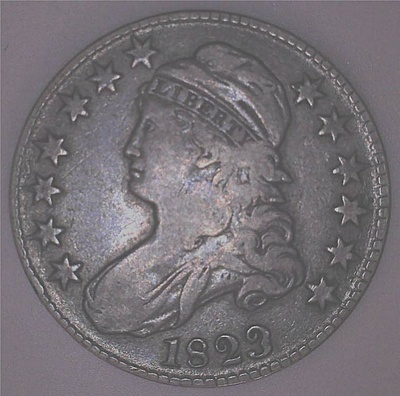 1823 Capped bust Half dollar