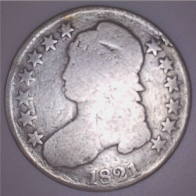 1821 Capped Bust Half Dollar