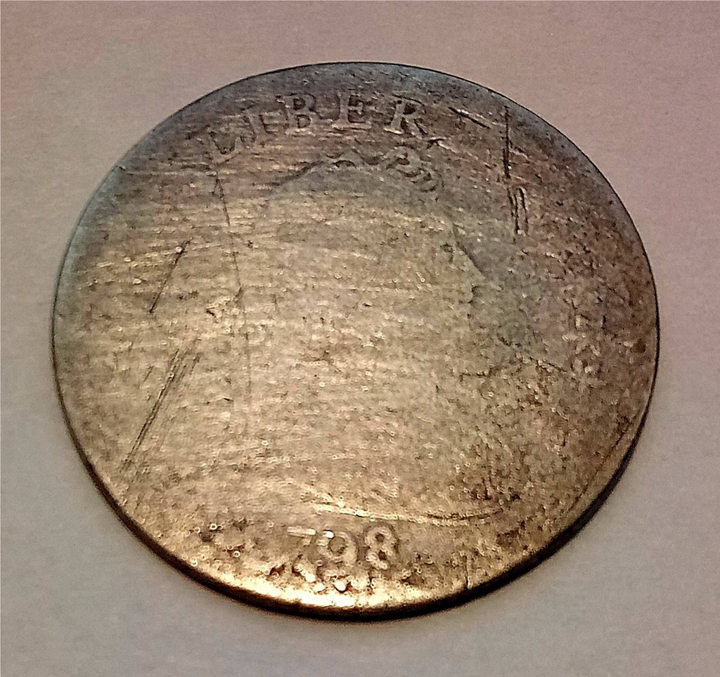 1798 Dime-small 8, 16 Stars+4 berries