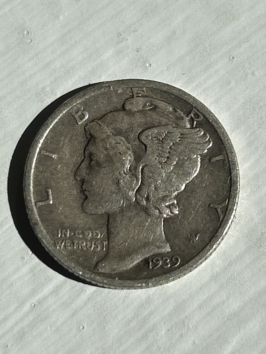 1939 D Mercury Dime