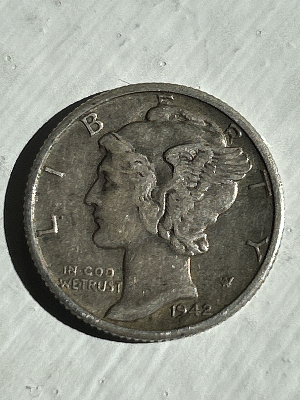 1942 S Mercury Dime