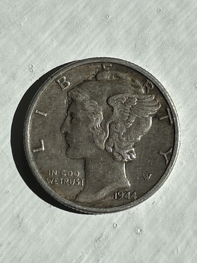 1944 S Mercury Dime