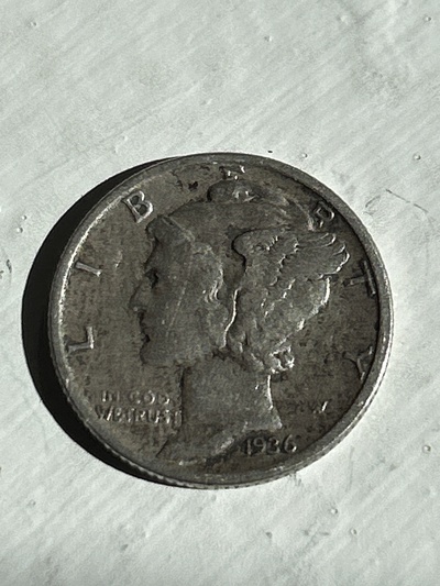 1936 S Mercury Dime